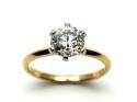 18ct Yellow Gold Diamond Solitaire Ring 1.53ct