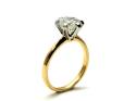 18ct Yellow Gold Diamond Solitaire Ring 2.40ct