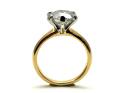 18ct Yellow Gold Diamond Solitaire Ring 3.01ct