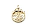 9ct Yellow Gold St George Pendant