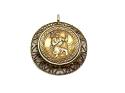 9ct Yellow Gold St Christopher Pendant