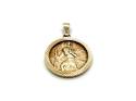 9ct Yellow Gold St Christopher Pendant