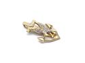 9ct Yellow Gold Diamond Eagle Pendant