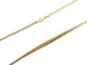 18ct Yellow Gold Graduated Curb Chain