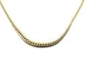 18ct Yellow Gold Graduated Curb Chain