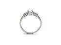 9ct White Gold CZ Solitaire Ring