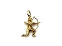 9ct Yellow Gold Archer Charm