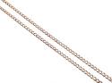 9ct Rose Gold Flat Curb Chain