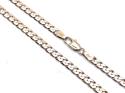 9ct Rose Gold Flat Curb Chain