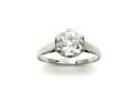 Platinum Diamond Solitaire Ring