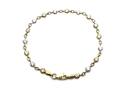 9ct Gold 2 Colour CZ Bracelet