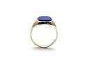 9ct Yellow Gold Lapis Lazuli Ring