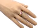 9ct Yellow Gold Ruby & Diamond Ring