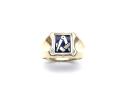 9ct Yellow Gold Spinning Masonic Ring