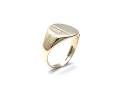 9ct Yellow Gold Round Signet Ring