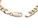 9ct Yellow Gold Flat Curb Bracelet