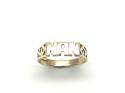 9ct Yellow Gold 'NAN' Ring