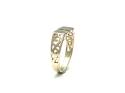 9ct Yellow Gold 'NAN' Ring