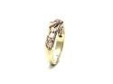 9ct 2 Colour Gold Clogau Ring