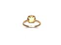 9ct Heliolite solitaire Ring