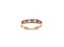 18ct Yellow Gold Ruby & Diamond Eternity Ring