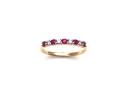 18ct Yellow Gold Ruby & Diamond Eternity Ring