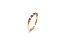 18ct Yellow Gold Ruby & Diamond Eternity Ring