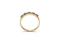 18ct Yellow Gold Emerald & Diamond Eternity Ring