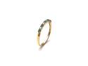 18ct Yellow Gold Emerald & Diamond Eternity Ring