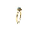 9ct Yellow Gold Opal & Diamond Ring