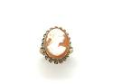 9ct Yellow Gold Cameo Solitaire Ring