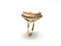 9ct Yellow Gold Cameo Solitaire Ring