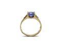 9ct Tanzanite & Diamond Ring