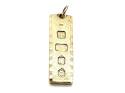 9ct Yellow Gold Ingot Pendant