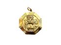 9ct Yellow Gold St Christopher Pendant