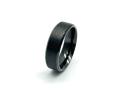 Black Zirconium Band Ring 7mm