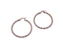 9ct Yellow Gold Twisted Hoop Earrings