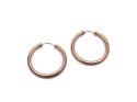 9ct Yellow Gold Sleeper Hoop Earrings