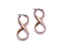 9ct Yellow Gold Inifity Drop Earrings