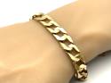 9ct Yellow Gold Square Curb Bracelet