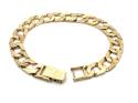 9ct Yellow Gold Square Curb Bracelet