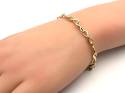 9ct Yellow Gold Infinity Link Bracelet