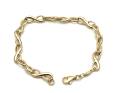 9ct Yellow Gold Infinity Link Bracelet