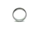 Tungsten Carbide Hammered Black IP Plating Ring