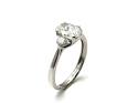 18ct White Gold Diamond 3 Stone Ring 1.61ct