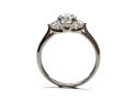 18ct White Gold Diamond 3 Stone Ring 1.61ct