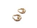 9ct Yellow Gold Claddagh Hoop Earrings