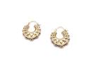 9ct Yellow Gold Baby Creole Hoop Earrings