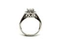 9ct Diamond Solitaire Halo Ring