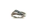 9ct White Gold Diamond Band